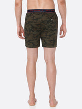Men's Multicolor, 100% Cotton, Printed, Regular Fit, Outer Elastic, Mid , Boxers - Pack of 2
